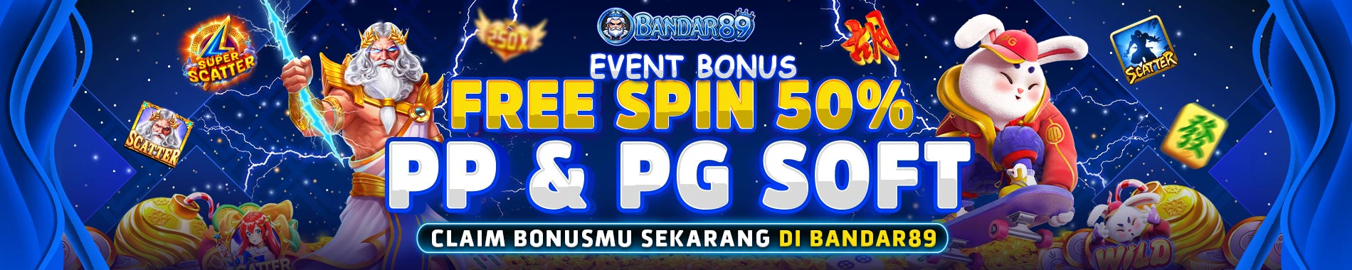 bandar89 bonus freespin 50%